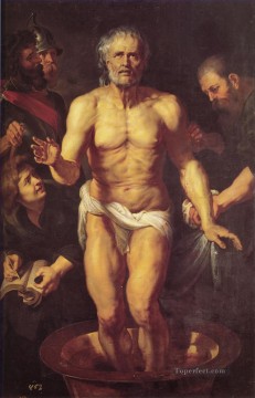  death Oil Painting - The Death of Seneca Baroque Peter Paul Rubens
